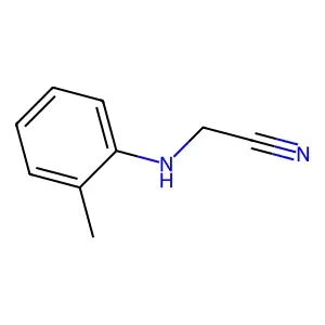 (2-Methylanilino)acetonitrile structure
