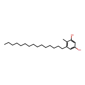 1,3-Benzenediol, 4-methyl-5-pentadecyl- structure