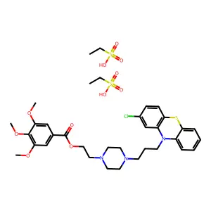 Methophenazine diethanesulfonate structure