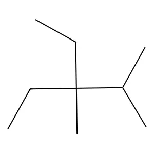 Pentane, 3-ethyl-2,3-dimethyl- structure