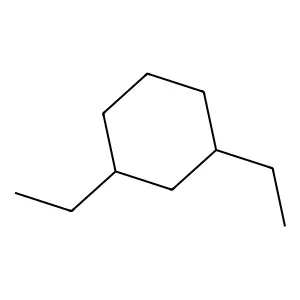 1,3-diethylcyclohexane structure
