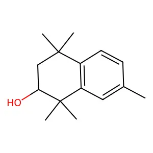 1,1,4,4,7-pentamethyl-1,2,3,4-tetrahydronaphthalen-2-ol structure
