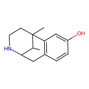 Norcyclazocine structure