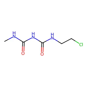 1-(2-chloroethyl)-3-(methylcarbamoyl)urea structure