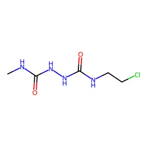 1-(2-chloroethyl)-3-(methylcarbamoylamino)urea structure