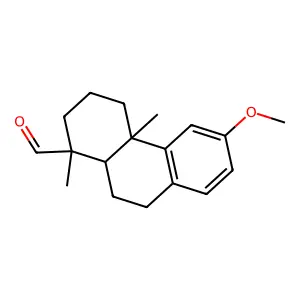 12-Methoxypodocarpa-8,11,13-trien-15-al structure