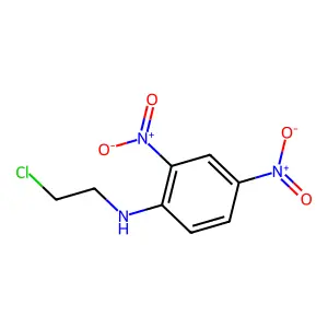 N-(2-Chloroethyl)-2,4-dinitroaniline structure