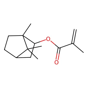 (1,7,7-trimethyl-2-bicyclo[2.2.1]heptanyl) 2-methylprop-2-enoate structure