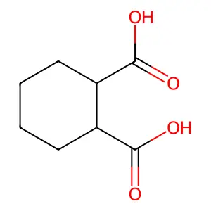 cyclohexane-1,2-dicarboxylic acid structure