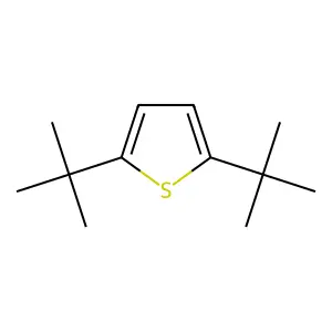 2,5-Di-tert-butylthiophene structure