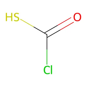 CHLOROTHIOFORMIC ACID structure