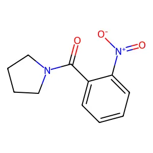 1-(2-nitrobenzoyl)pyrrolidine structure