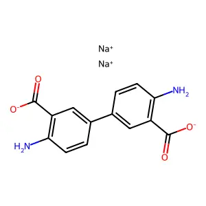 Compound C14H10N2Na2O4 structure