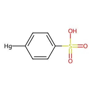 Compound C6H5HgO3S structure