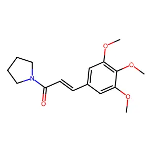 1-(3,4,5-Trimethoxycinnamoyl)pyrrolidine structure
