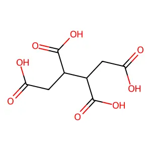1,2,3,4-BUTANETETRACARBOXYLIC ACID structure