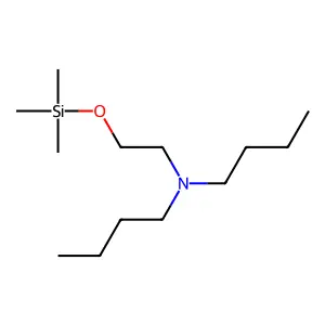 (2-Dibutylaminoethoxy)trimethylsilane structure