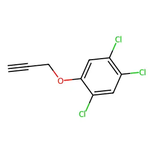 1,2,4-trichloro-5-prop-2-ynoxybenzene structure
