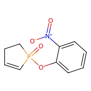 1-(2-nitrophenoxy)-2,3-dihydro-1lambda5-phosphole 1-oxide structure