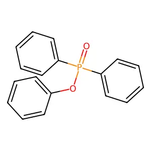 diphenylphosphoryloxybenzene structure
