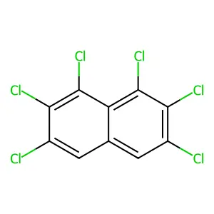 1,2,3,6,7,8-hexachloronaphthalene structure