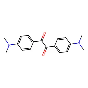 1,2-Bis(4-(dimethylamino)phenyl)ethane-1,2-dione structure