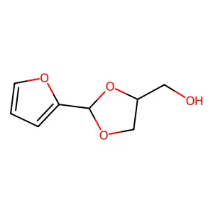 [2-(furan-2-yl)-1,3-dioxolan-4-yl]methanol structure