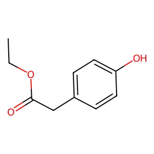 Ethyl 4-hydroxyphenylacetate structure