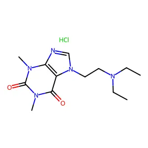Etamiphyllin hydrochloride structure