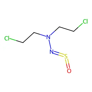 1,1-Bis(2-chloroethyl)-2-sulfinylhydrazine structure