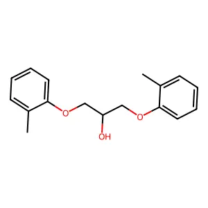 1,3-bis(2-methylphenoxy)propan-2-ol structure