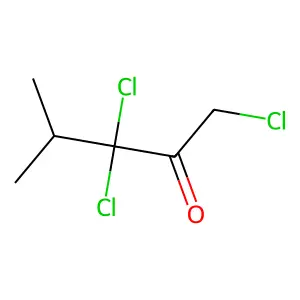 1,3,3-Trichloro-4-methyl-2-pentanone structure