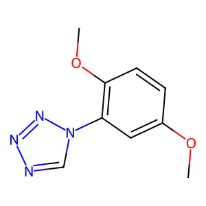 1-(2,5-dimethoxyphenyl)-1H-tetrazole structure