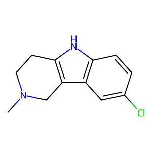 8-chloro-2-methyl-1,3,4,5-tetrahydropyrido[4,3-b]indole structure