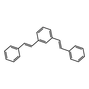 1,3-bis[(E)-2-phenylethenyl]benzene structure