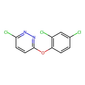 3-chloro-6-(2,4-dichlorophenoxy)pyridazine structure