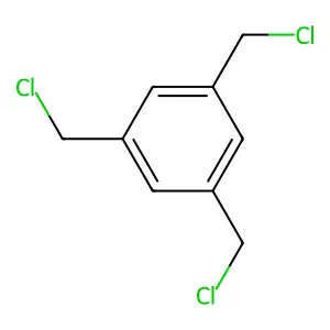 1,3,5-tris(chloromethyl)benzene structure