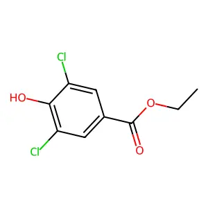 Ethyl 3,5-dichloro-4-hydroxybenzoate structure