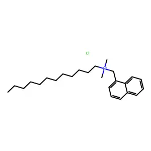 dodecyl-dimethyl-(naphthalen-1-ylmethyl)azanium chloride structure