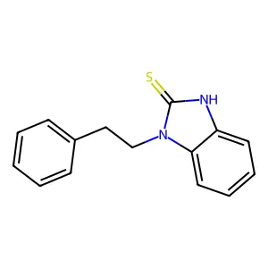 1-(2-phenylethyl)-1H-benzimidazole-2-thiol structure