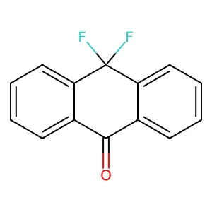 10,10-difluoroanthracen-9-one structure