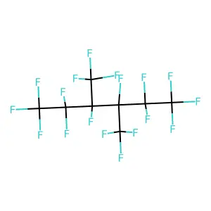 1,1,1,2,2,3,4,5,5,6,6,6-Dodecafluoro-3,4-bis(trifluoromethyl)hexane structure