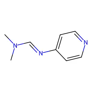N,N-dimethyl-N'-pyridin-4-ylmethanimidamide structure