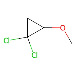 1,1-Dichloro-2-methoxycyclopropane structure