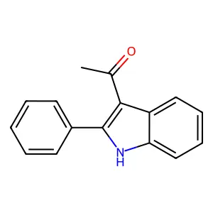 1-(2-Phenyl-1H-indol-3-yl)ethanone structure