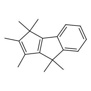 1,1,2,3,4,4-hexamethylcyclopenta[a]indene structure