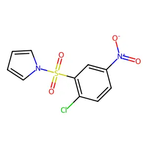 1-(2-chloro-5-nitrophenyl)sulfonylpyrrole structure