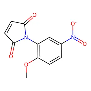 1-(2-methoxy-5-nitrophenyl)-1H-pyrrole-2,5-dione structure