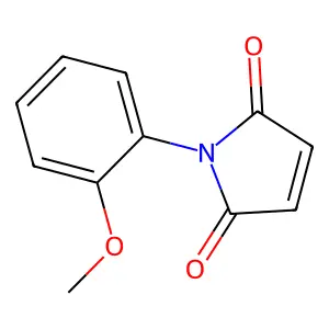 1-(2-methoxyphenyl)pyrrole-2,5-dione structure
