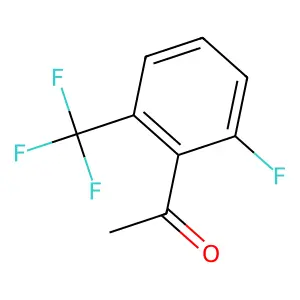1-[2-fluoro-6-(trifluoromethyl)phenyl]ethanone structure